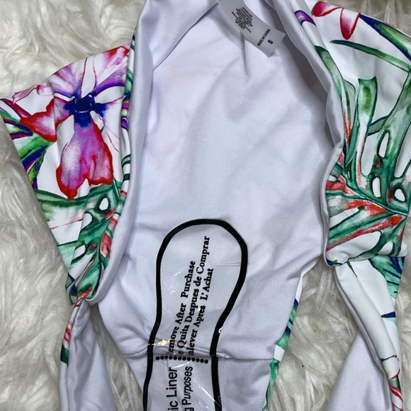 TINIBIKINI Floral Bikini Bottom high cut bikini - Picture 7 of 12